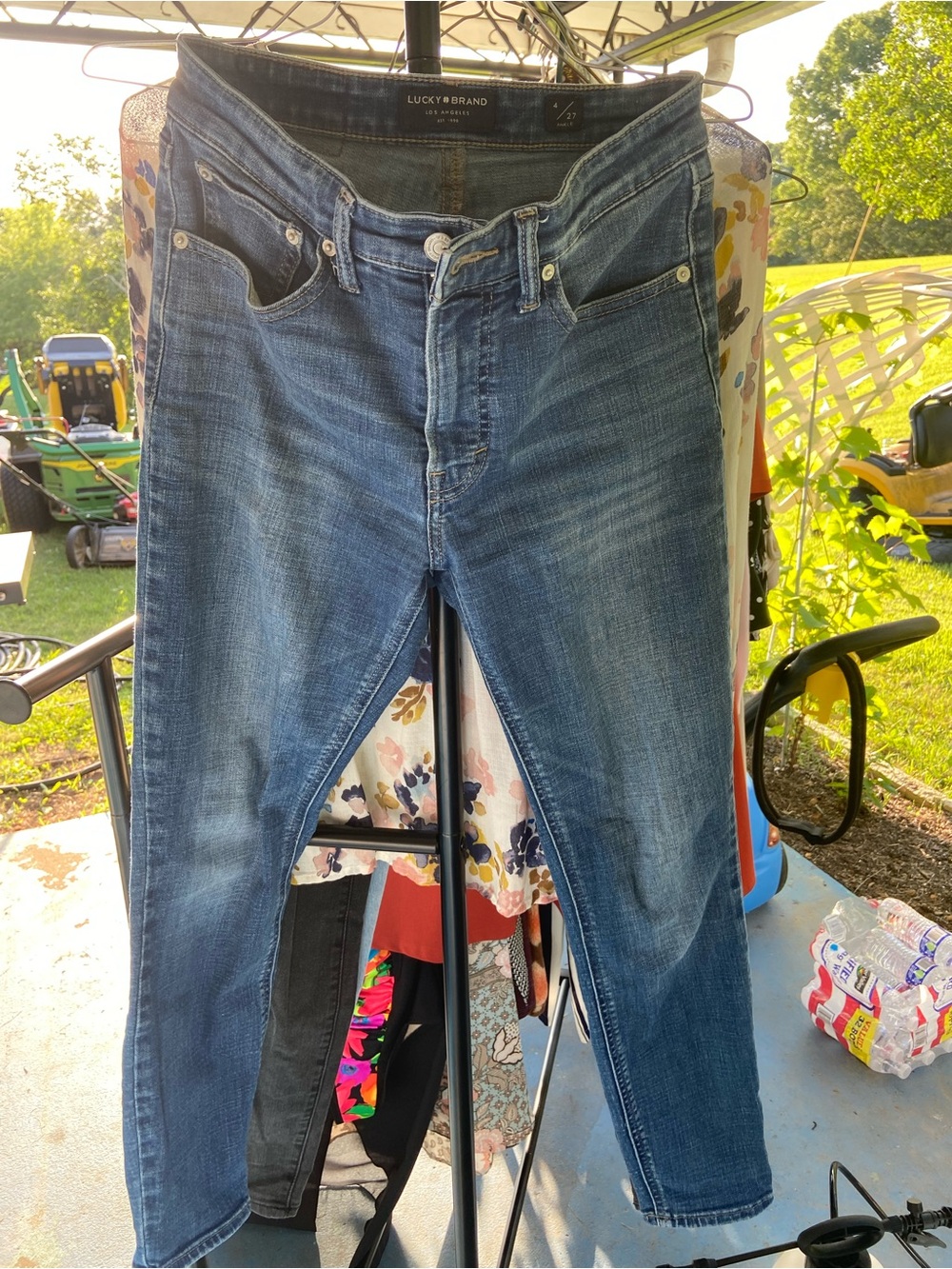 Lucky Brand Women's Dark Blue Skinny Jeans